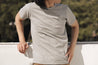 【Dehen 1920】Heavy Duty Tee - Single Pocket－Heather Gray / Old Loom Pure Cotton Gray Pocket T