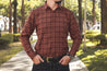 【Naked and Famous】Easy Shirt - Heavy Vintage Flannel - Red 