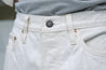 【RESOLUTE】710 White Slim Straight Jeans One Washed 