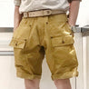 【BZEN】M.1179-ACE REGULAR FIT 8 POCKET CANVAS CARGO SHORT-13.5oz-E0 CURRY POWDER