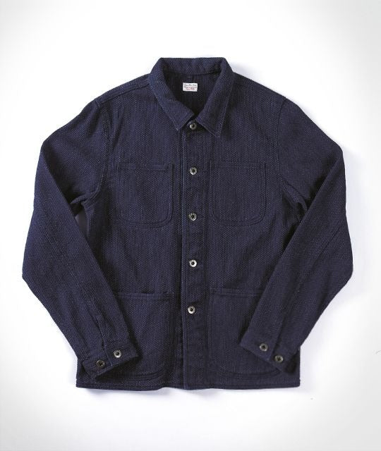 Japan Blue Jeans】Indigo Sashiko Coverall Jacket – Blue