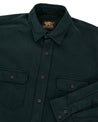 【Indigofera】Alamo Twill Shirt Phthalo Green