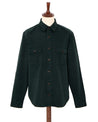 【Indigofera】Alamo Twill Shirt Phthalo Green