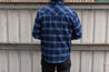 【Indigofera】 Dawson Shirt Indigo Check Flannel 