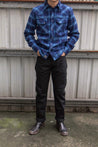 【Indigofera】 Dawson Shirt Indigo Check Flannel 