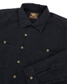 【Indigofera】 Dhani Shirt Cotton-Linen Black