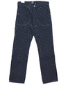 【Indigofera】Wendell Pants Indigo Single Stripe Rinsed 