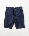 【Japan Blue Jeans】棉麻牛仔短褲／8oz / LINEN DENIM KNEE SHORTS