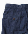 【Japan Blue Jeans】 LINEN DENIM KNEE SHORTS