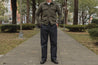 【Naked and Famous】Work Shirt Cotton Melton Shirt Green