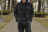 【Naked and Famous】Work Shirt Cotton Melton Shirt Charcoal