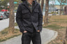 【Naked and Famous】Work Shirt Cotton Melton Shirt Charcoal