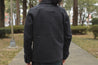 【Naked and Famous】Work Shirt Cotton Melton Shirt Charcoal