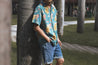 【Nudie Jeans】Josh Shorts 90s Stone Denim 12.75oz／有機回收再生棉 復古石洗短褲