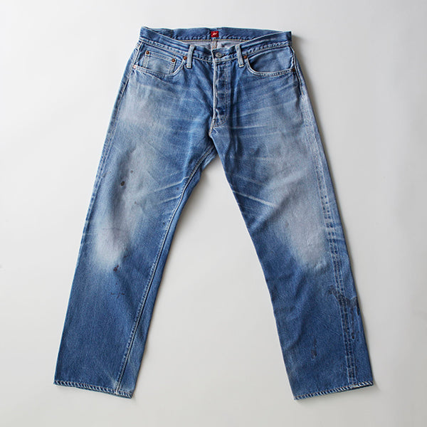 RESOLUTE】711 50s Semi Wide Straight Jeans – Blue Beach Denim