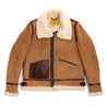 【Shangri-La Heritage】"Aviatore" B-3 Sabbia Shearling Jacket