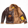 【Shangri-La Heritage】"Aviatore" B-3 Seal Brown Shearling Jacket