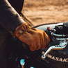 【Shangri-La Heritage】反皮騎士手套 棕／“Bandit” Nubuck Gloves