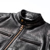 【Shangri-La Heritage】Café Racer Black Leather Jacket