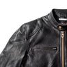 【Shangri-La Heritage】Café Racer Black Leather Jacket