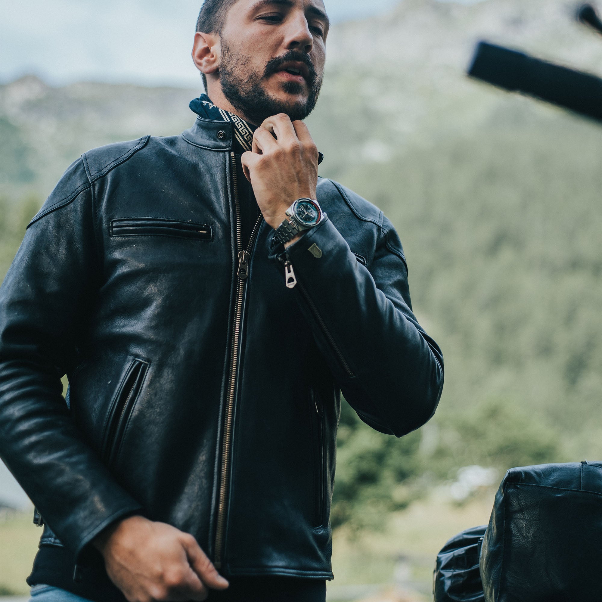 Foxdale racer leather jacket discount