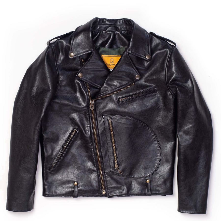 【Shangri-La Heritage】Chiodo Horsehide Leather Jacket