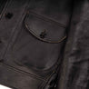 【Shangri-La Heritage】Cossack Black Tea-core Leather Jacket 