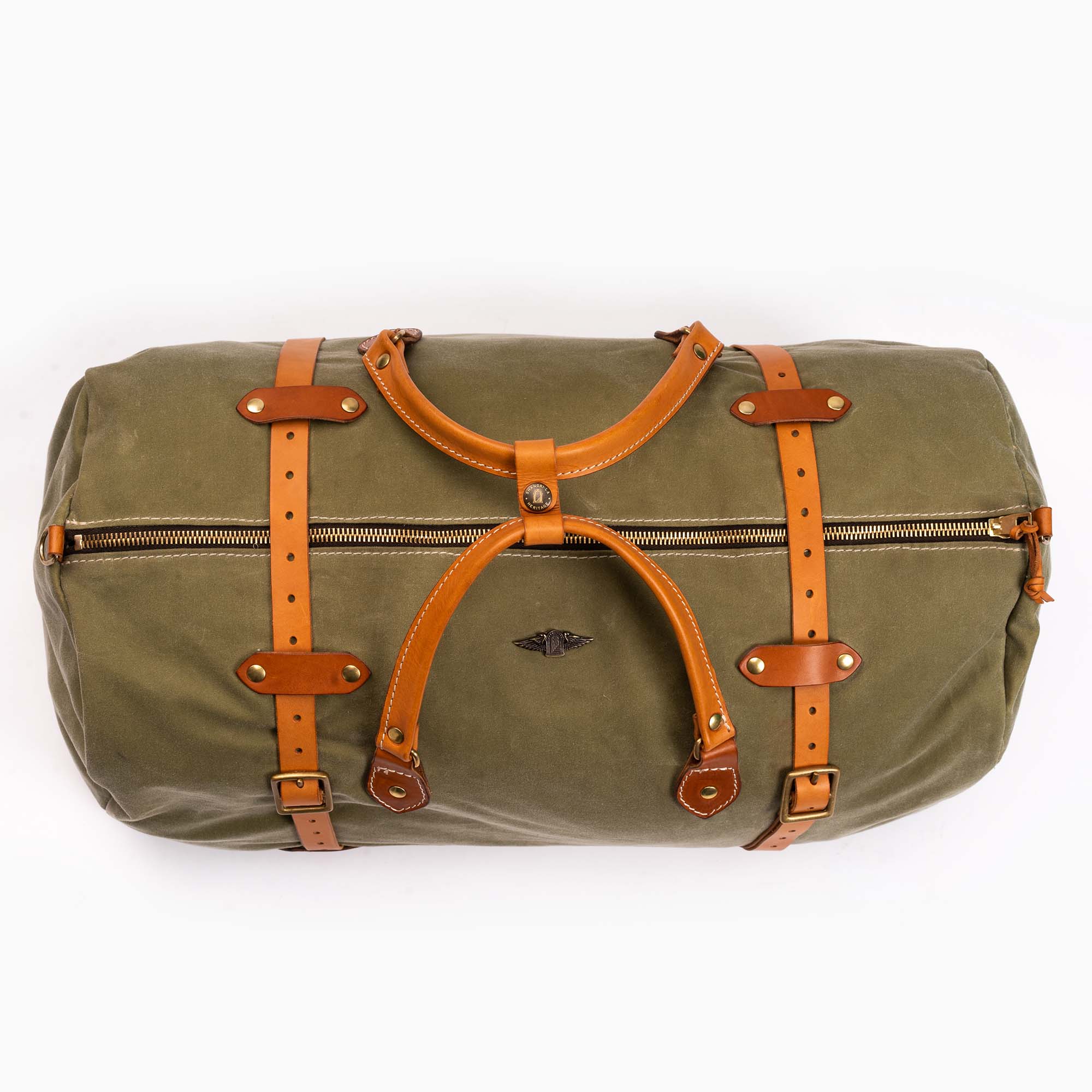 Canvas carry new arrivals on bag