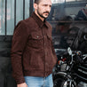 【Shangri-La Heritage】Terracotta Western Jacket Suede Brown