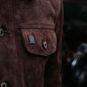 【Shangri-La Heritage】Terracotta Western Jacket Suede Brown