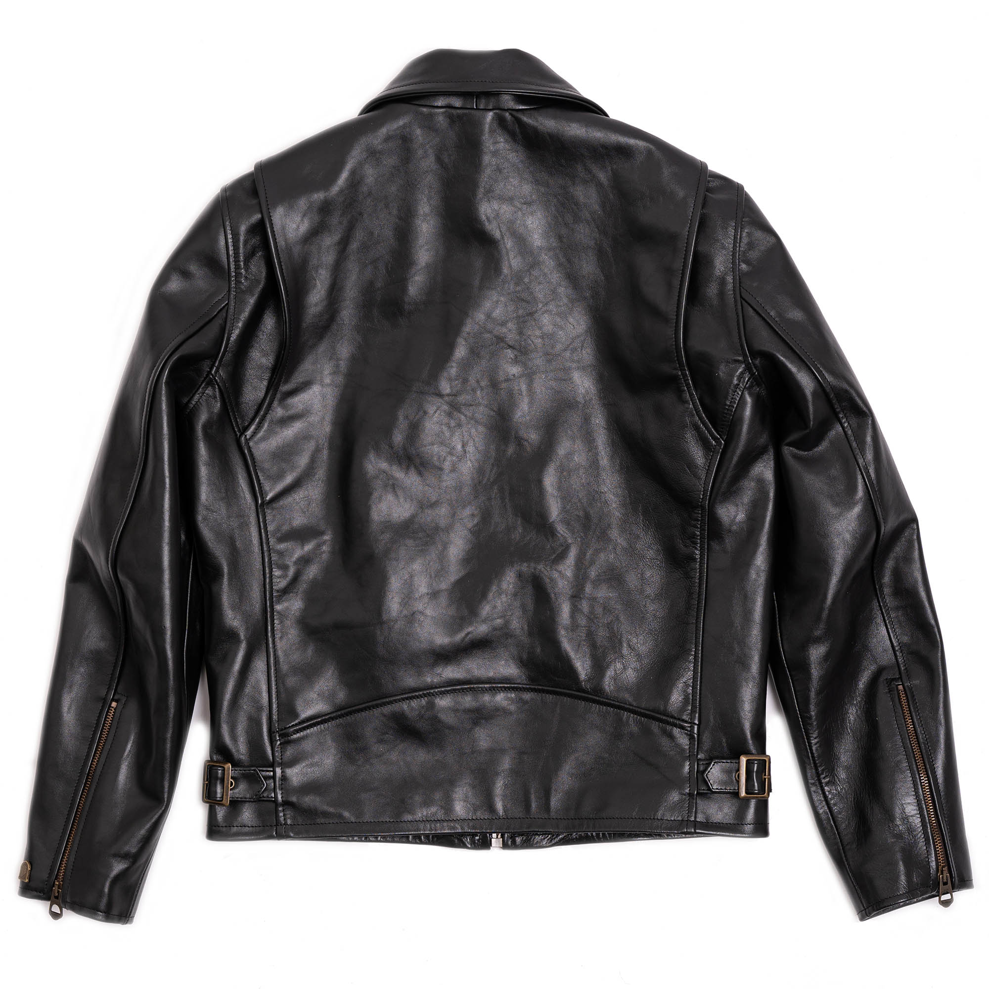 ジャケット・アウター Vintage ITALY Horsehide Leather Jacket Original Rare Vintage Retro 40s WWII German Horsehide
