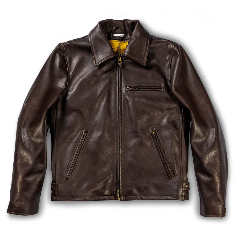 【Shangri-La Heritage】Varenne Brown Leather Jacket 