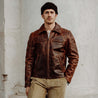 【Shangri-La Heritage】Varenne Whiskey Horsehide Leather Jacket