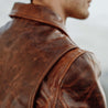 【Shangri-La Heritage】Varenne Whiskey Horsehide Leather Jacket