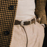 【Shangri-La Heritage】"Wild Star" Cognac Suede Western Belt 