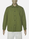 【Universal Works】 TRAVAIL SHIRT-OLIVE / 休閒工作 腰側雙袋 抗撕裂 襯衫 淺綠