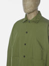 【Universal Works】 TRAVAIL SHIRT-OLIVE / 休閒工作 腰側雙袋 抗撕裂 襯衫 淺綠