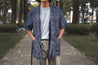 【Universal Works】S/S Kyoto Shirt In Indigo Japanese Paisley／變形蟲藍染日式罩衫