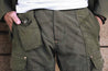 【BZEN】RANGER UPCYCLED CARGO PANT- ARMY GREEN / 老品拆解重製 加拿大軍用布 寬版工裝褲